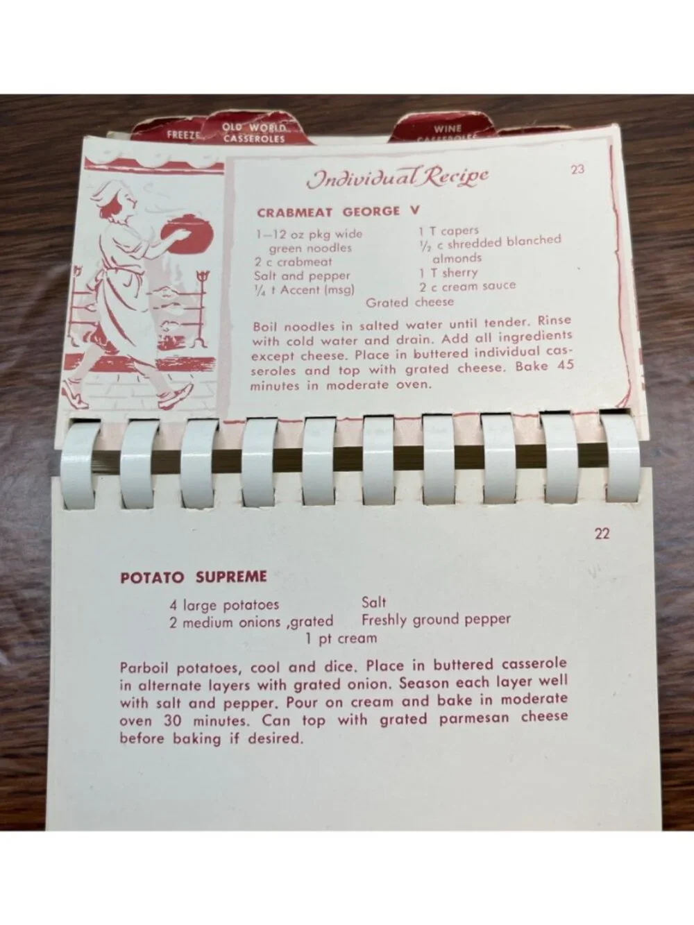 Cyrano De Casserole Cookbook by Ruth Chier Rosen 1955 Vintage Recipes